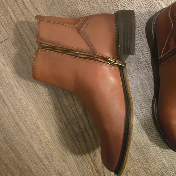 Franco Sarto Brown Leather Boots - Picture 6 of 8